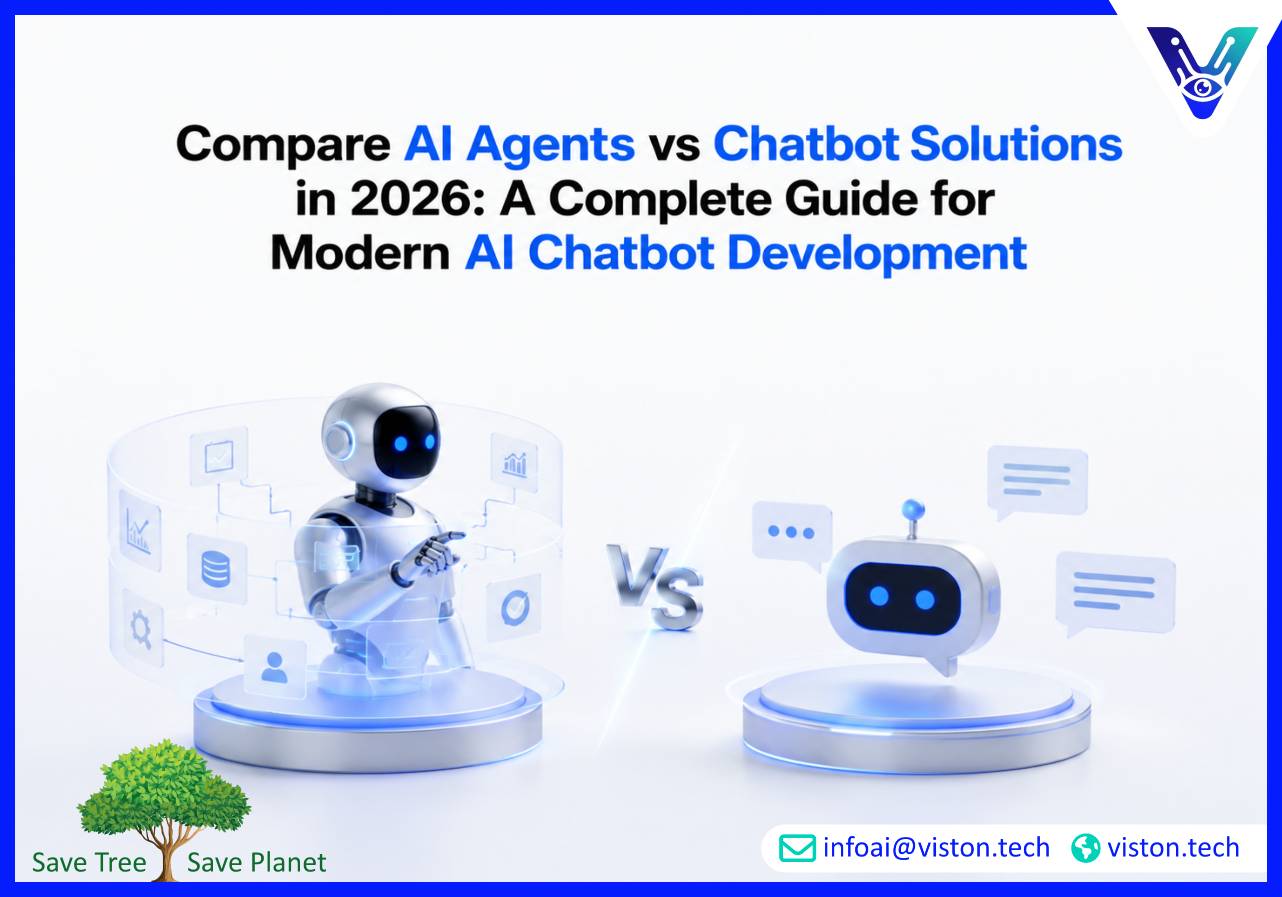 Compare AI Agents vs Chatbot Solutions in 2026: A Complete Guide for Modern AI Chatbot Development